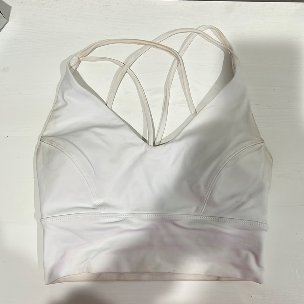 White workout top!